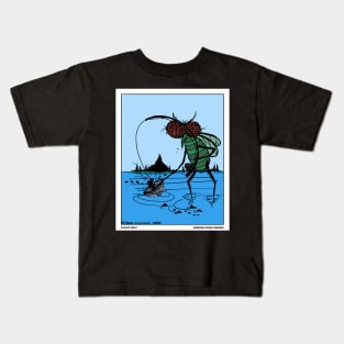 Fly Fishing Funny Fisherman Novelty Gift Kids T-Shirt